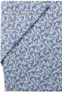 OLYMP Luxor Comfort Fit Hemd blau, Bedruckt