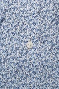 OLYMP Luxor Comfort Fit Hemd blau, Bedruckt