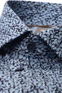 OLYMP Luxor Comfort Fit Hemd marine, Bedruckt