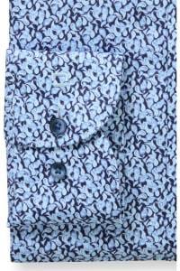 OLYMP Luxor Comfort Fit Hemd marine, Bedruckt