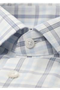OLYMP Luxor Comfort Fit Hemd bleu, Kariert