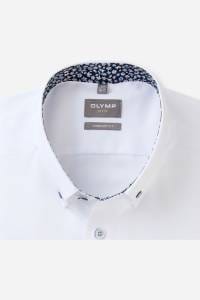 OLYMP Luxor Comfort Fit Hemd weiss, Einfarbig