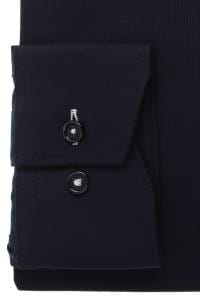 OLYMP Luxor Comfort Fit Hemd marine, Strukturiert
