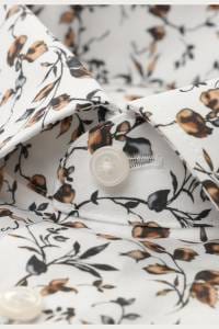 OLYMP Luxor Comfort Fit Hemd weiss, Bedruckt