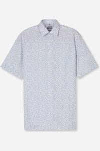 OLYMP Luxor Comfort Fit Hemd weiss, Bedruckt