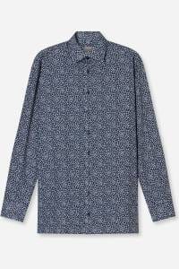 OLYMP Luxor Comfort Fit Hemd marine, Bedruckt