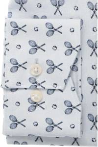 OLYMP Luxor Comfort Fit Hemd bleu, Bedruckt