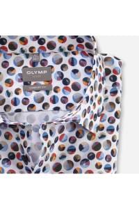 OLYMP Luxor Comfort Fit Hemd mauve, Bedruckt
