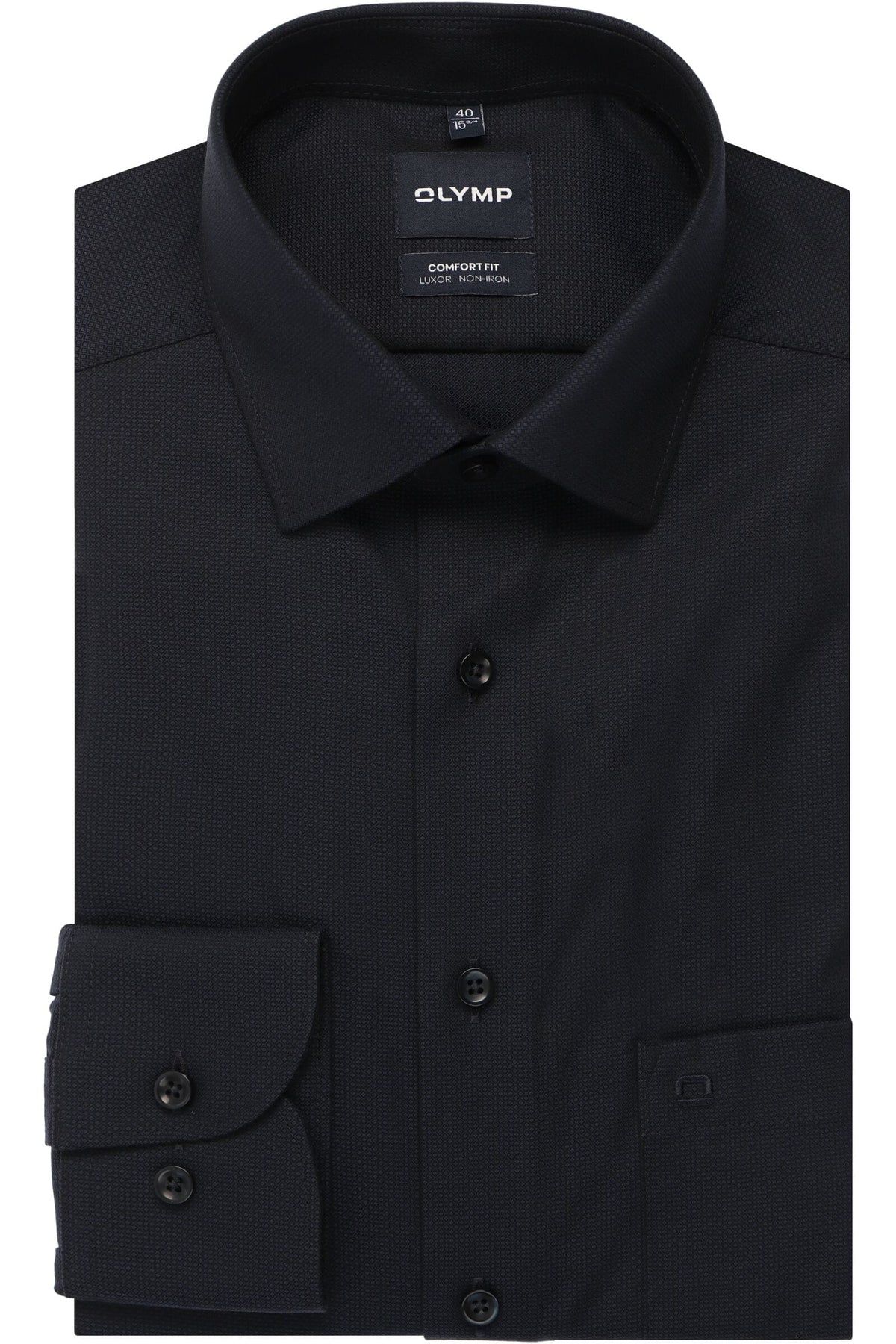 OLYMP Luxor Comfort Fit Hemd marine, Faux-uni