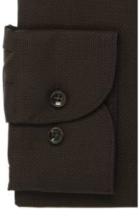 OLYMP Luxor Comfort Fit Hemd schwarzbraun, Faux-uni