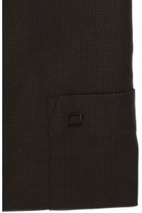 OLYMP Luxor Comfort Fit Hemd schwarzbraun, Faux-uni