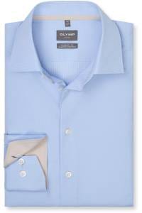 OLYMP Luxor Performance Climate Control Comfort Fit Hemd bleu, Faux-uni