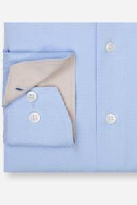 OLYMP Luxor Performance Climate Control Comfort Fit Hemd bleu, Faux-uni