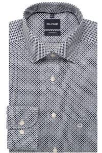 OLYMP Luxor Comfort Fit Hemd marine, Bedruckt