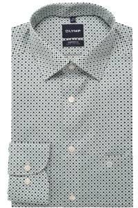 OLYMP Luxor Comfort Fit Hemd grün, Bedruckt