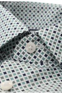OLYMP Luxor Comfort Fit Hemd grün, Bedruckt