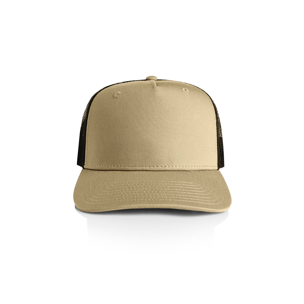 Stock Contrast Trucker | 1110 - KHAKI/BLACK