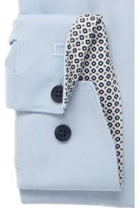 OLYMP Luxor Performance Climate Control Comfort Fit Hemd bleu, Einfarbig