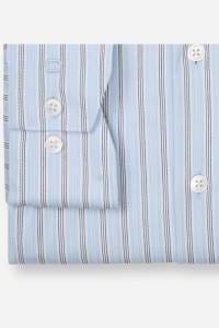 OLYMP Luxor Performance Climate Control Comfort Fit Hemd bleu, Gestreift