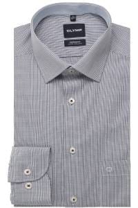 OLYMP Luxor Comfort Fit Hemd marine, Kariert