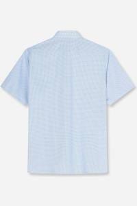 OLYMP Luxor Performance Climate Control Comfort Fit Hemd blau, Bedruckt