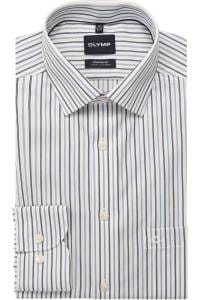OLYMP Luxor Comfort Fit Hemd bleu, Gestreift