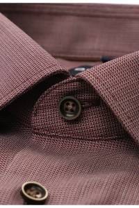 OLYMP Luxor Comfort Fit Hemd bordeaux, Faux-uni