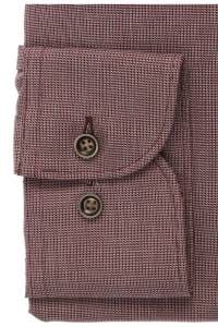 OLYMP Luxor Comfort Fit Hemd bordeaux, Faux-uni
