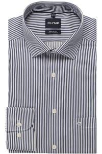 OLYMP Luxor Comfort Fit Hemd marine, Gestreift