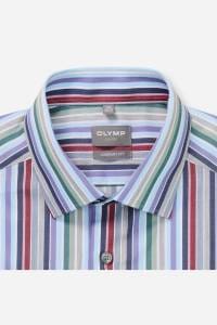 OLYMP Luxor Comfort Fit Hemd blau, Gestreift