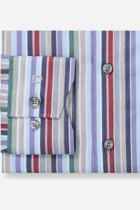 OLYMP Luxor Comfort Fit Hemd blau, Gestreift