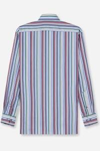 OLYMP Luxor Comfort Fit Hemd blau, Gestreift