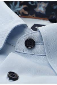 OLYMP Luxor Comfort Fit Hemd hellblau, Einfarbig