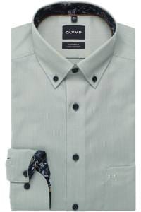 OLYMP Luxor Comfort Fit Hemd grün, Einfarbig