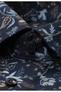 OLYMP Luxor Comfort Fit Hemd marine, Bedruckt