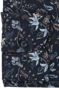 OLYMP Luxor Comfort Fit Hemd marine, Bedruckt