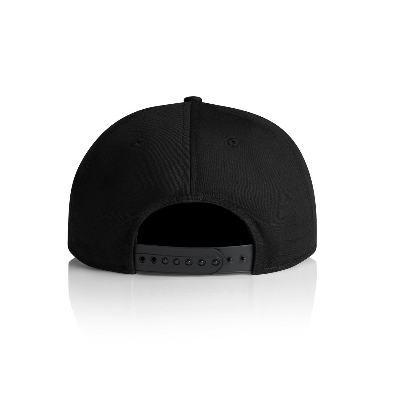 Stock 7-panel Cap | 1184 - BLACK