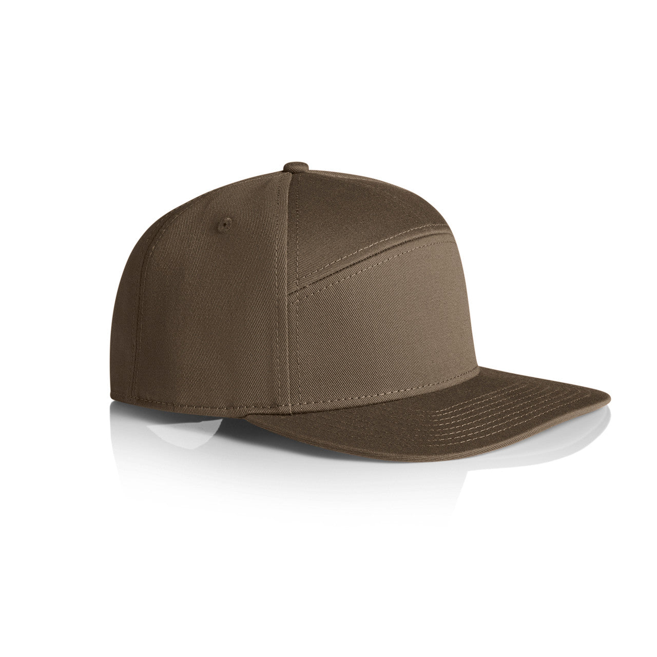 Stock 7-panel Cap | 1184 - WALNUT