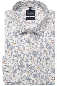 OLYMP Luxor Performance Climate Control Comfort Fit Hemd weiss, Blumen