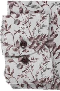 OLYMP Luxor Performance Climate Control Comfort Fit Hemd silbergrau, Blumen