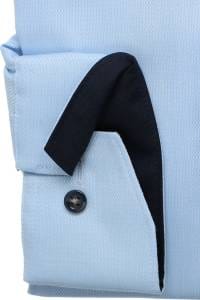 OLYMP Luxor Modern Fit Hemd blau, Einfarbig