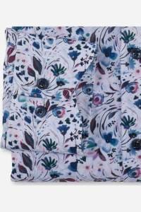 OLYMP Luxor Modern Fit Hemd rosenholz, Bedruckt