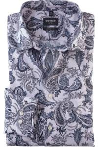 OLYMP Luxor Modern Fit Hemd hellrose, Bedruckt