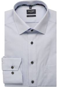 OLYMP Luxor Modern Fit Hemd bleu, Einfarbig