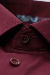 OLYMP Luxor Modern Fit Hemd bordeaux, Einfarbig