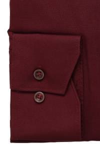 OLYMP Luxor Modern Fit Hemd bordeaux, Einfarbig