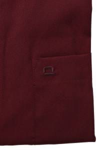 OLYMP Luxor Modern Fit Hemd bordeaux, Einfarbig
