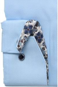 OLYMP Luxor Modern Fit Hemd bleu, Faux-uni