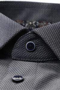 OLYMP Luxor Modern Fit Hemd marine, Faux-uni