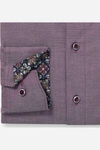 OLYMP Luxor Modern Fit Hemd aubergine, Faux-uni